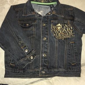 ROCAWEAR DENIM EMBROIDERED JACKET